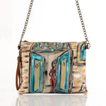 HAND PAINTED LEBANESE DOOR CROSSBAG - Xini Concept