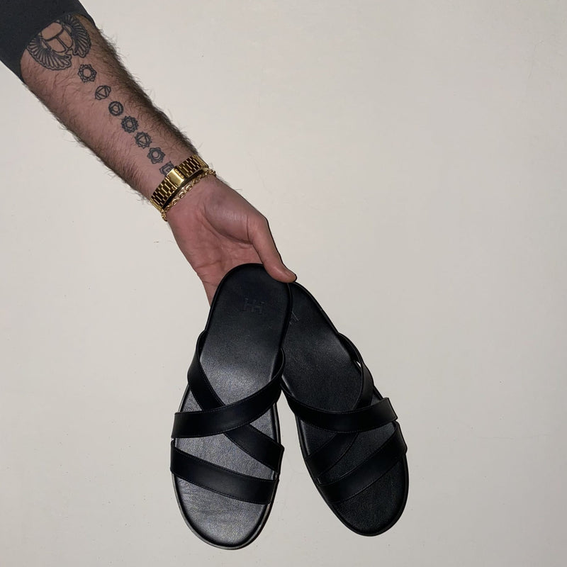 THE ARABIAN SLIDE SHOES - Xini Concept