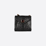 MINI ZAIN BAG IN BLACK PYTHON AND GARNET STONE - Xini Concept