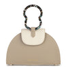 HAWAZEN TAUPE AND BEIGE BAG - Xini Concept