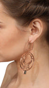 CROP CIRCLE EARRINGS - Xini Concept