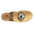 EVIL EYE BEIGE MULE - Xini Concept