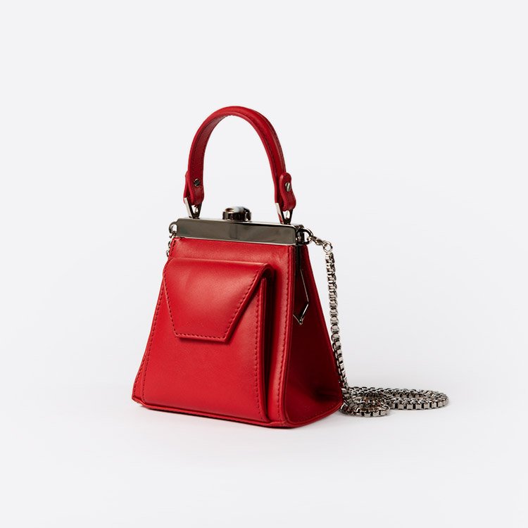 GAMA RED AND PLATINUM BAG - Xini Concept