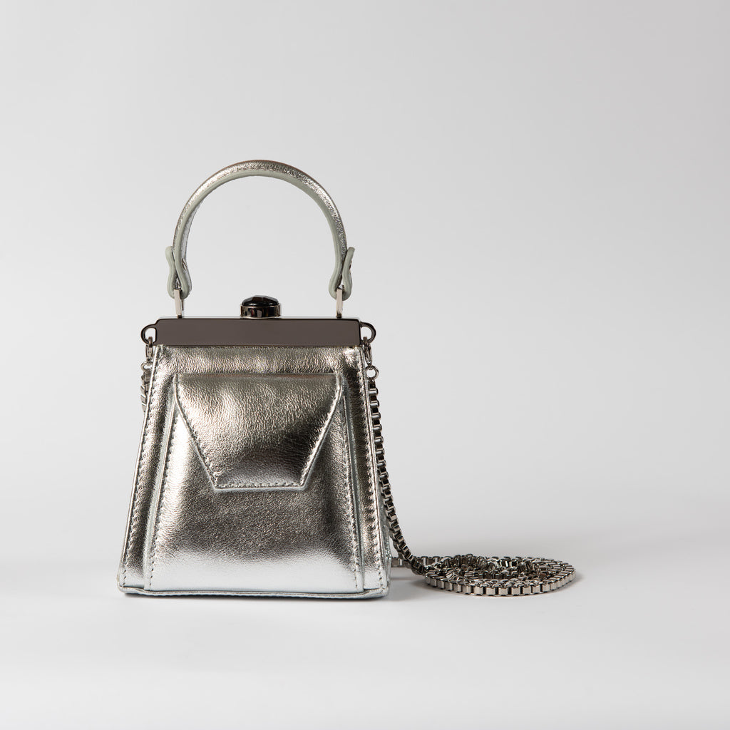 GAMA SILVER AND PLATINUM BAG - Xini Concept