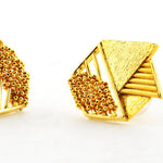 HEXA STUD EARRINGS - Xini Concept