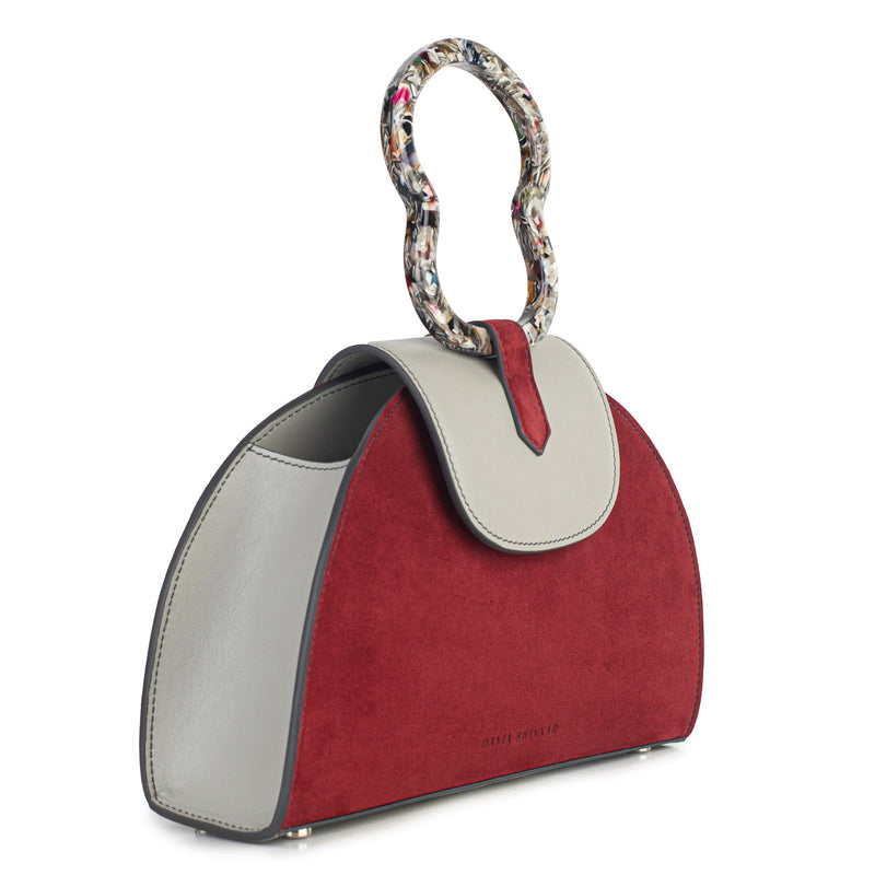 HAWAZEN RUBY AND GREY BAG - Xini Concept