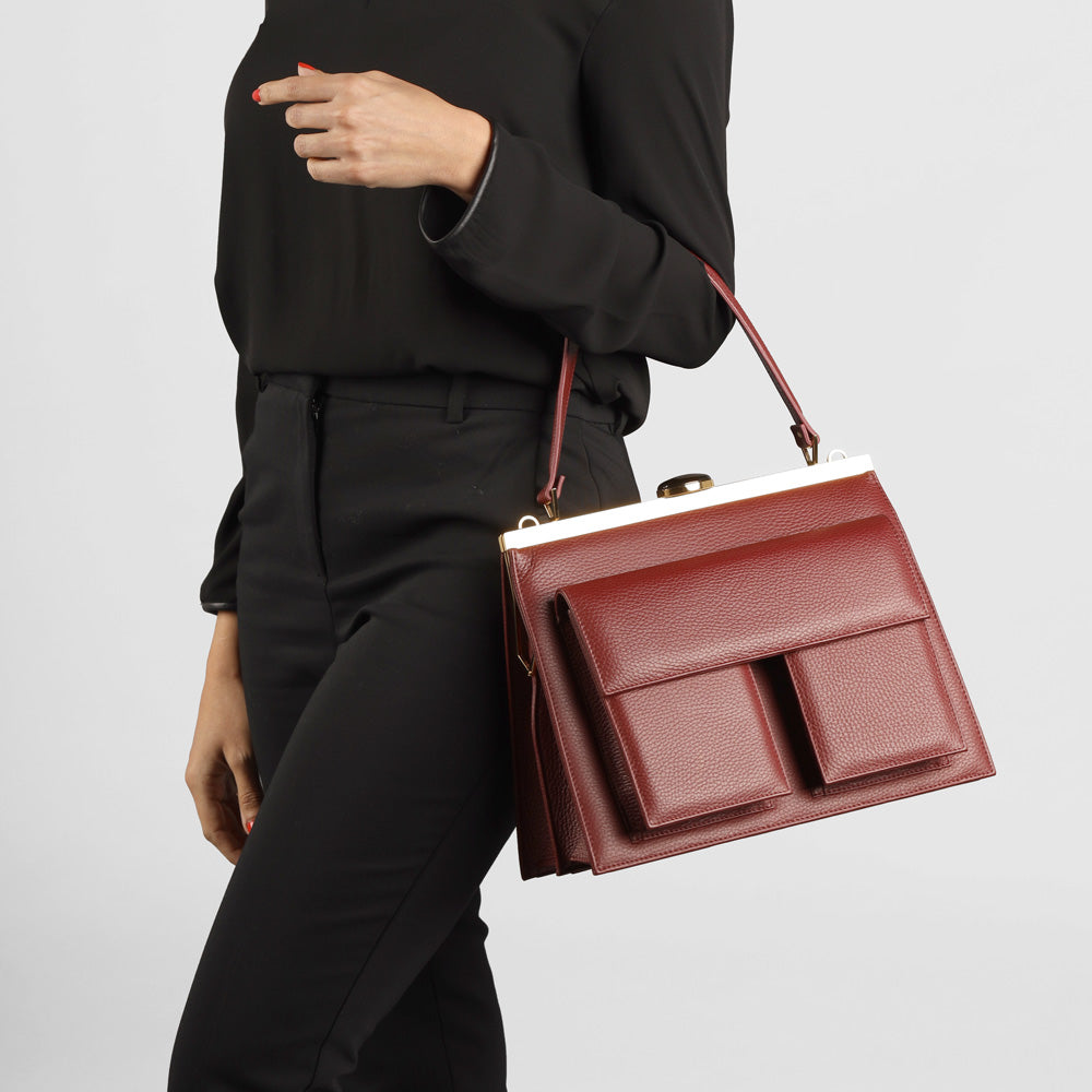 GRACE MAROON BAG - Xini Concept