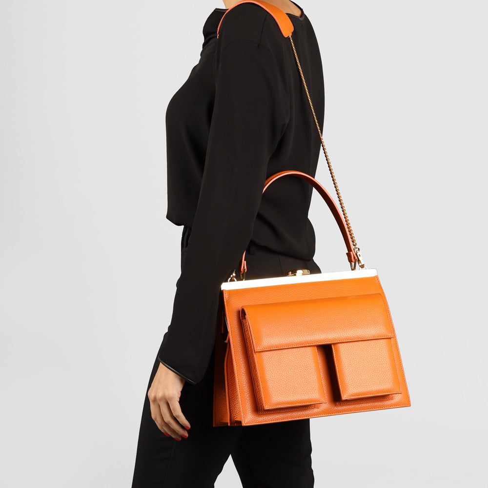 GRACE ORANGE BAG - Xini Concept