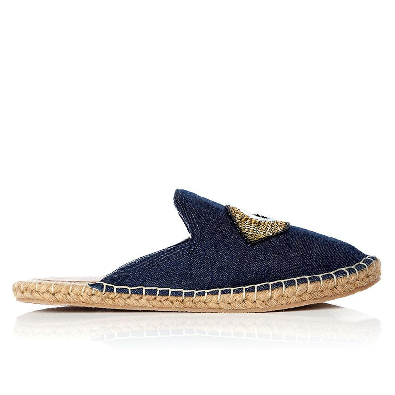 EVIL EYE JEANS MULES - Xini Concept