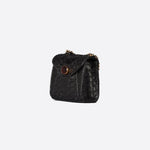 MINI ZAIN BAG IN BLACK PYTHON AND GARNET STONE - Xini Concept